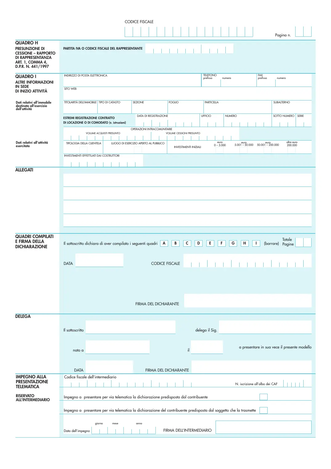 Modello AA7/10 (partita IVA di società, enti e associazioni), pagina 4