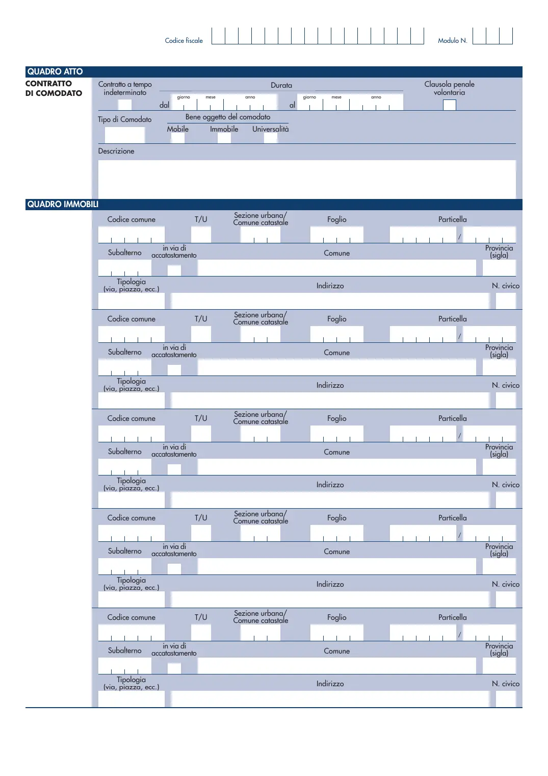 Modello RAP (registrazione atti privati), pagina 3